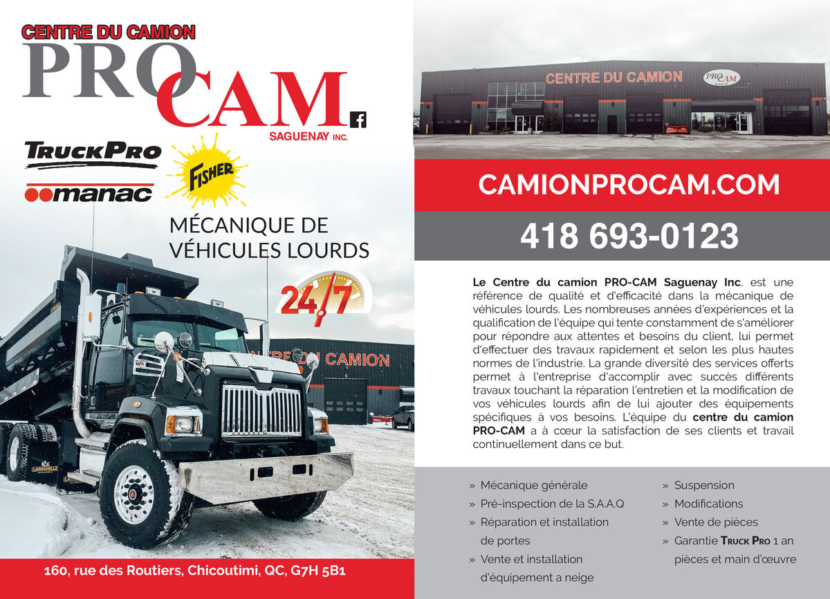 Centre du Camion Pro Cam Saguenay Inc