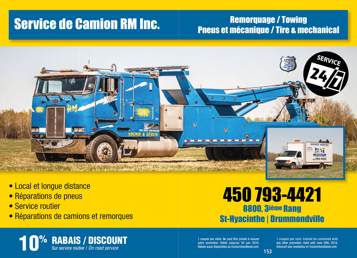 Service de Camion RM