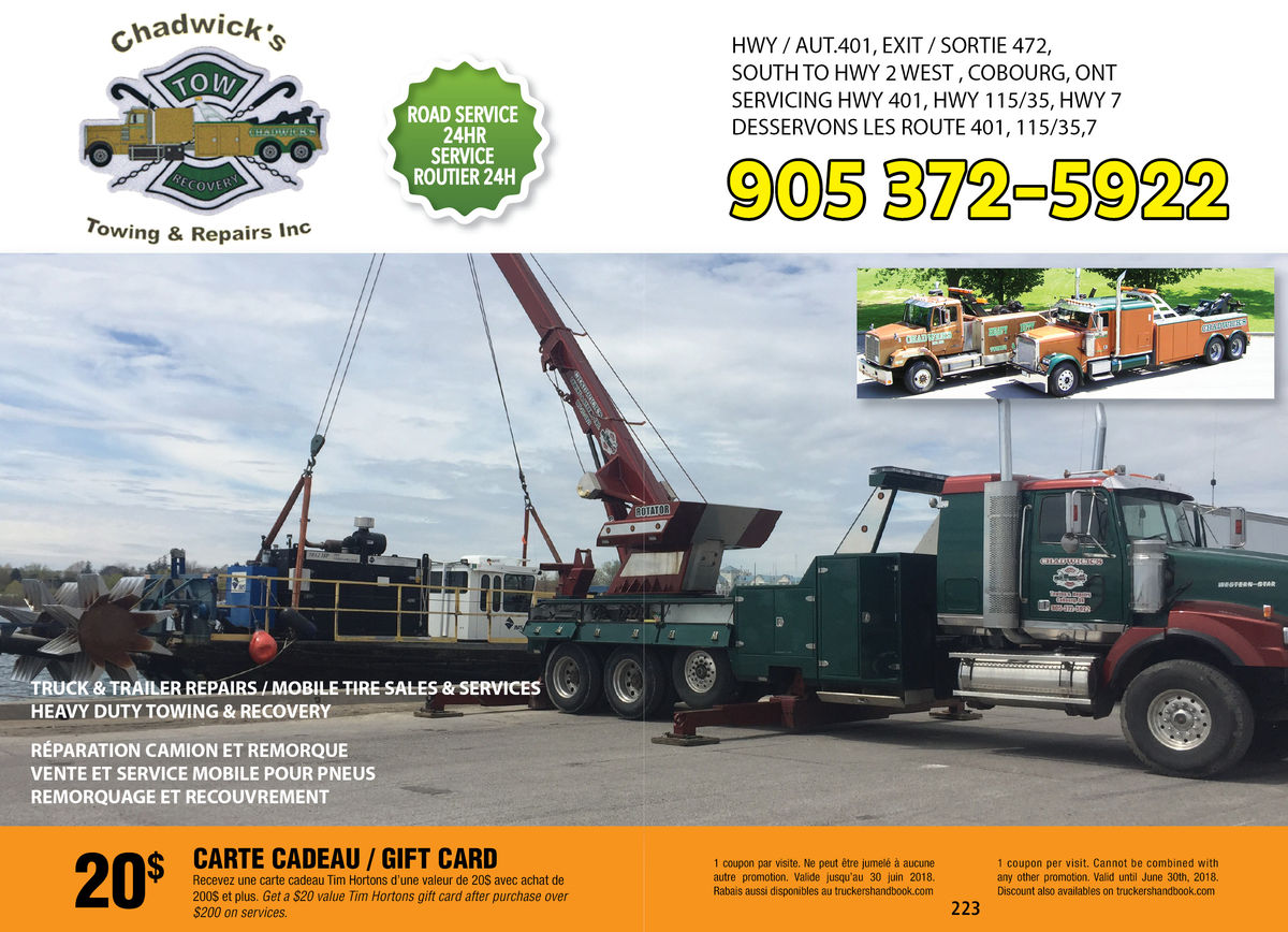 Chadwick's Towing&Repair Inc