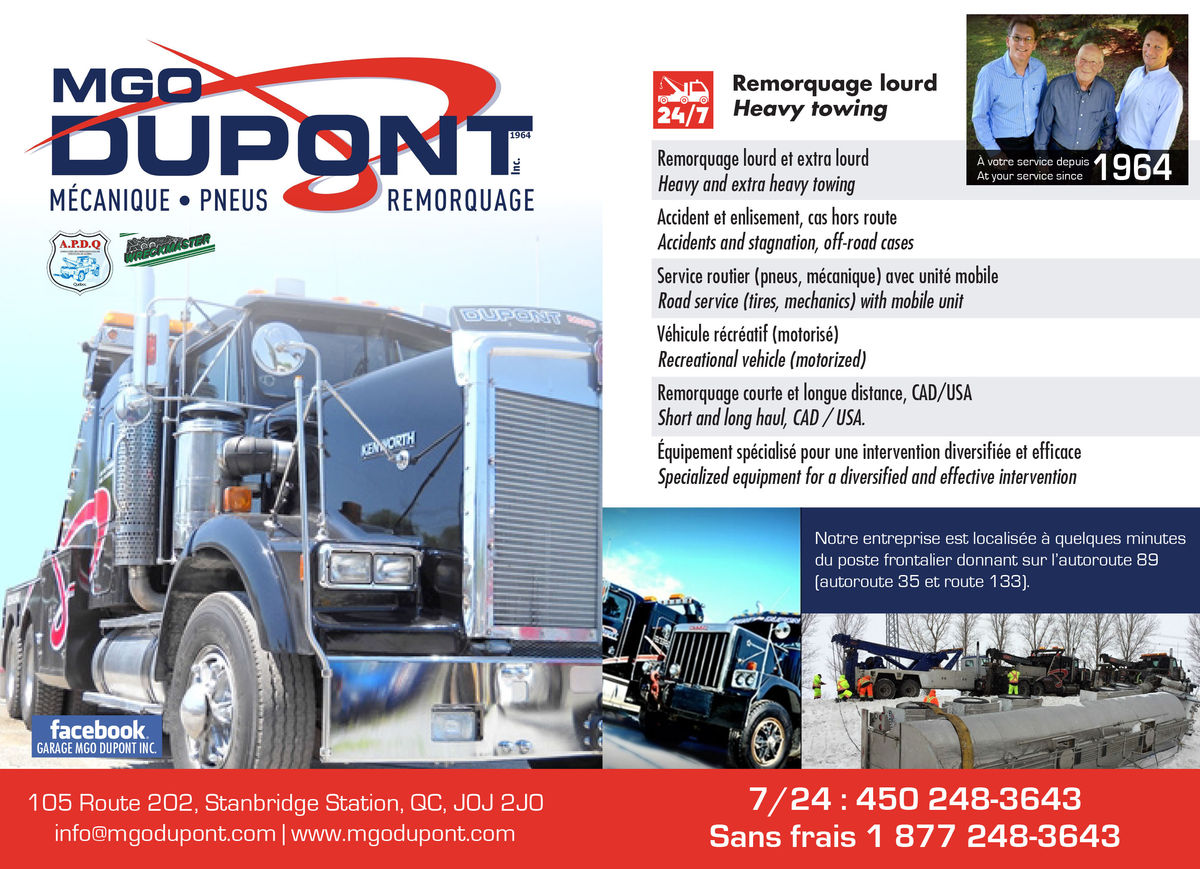 Garage MGO Dupont Inc