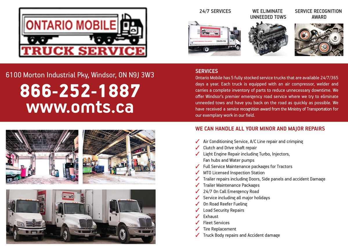 Ontario Mobile Truck Service