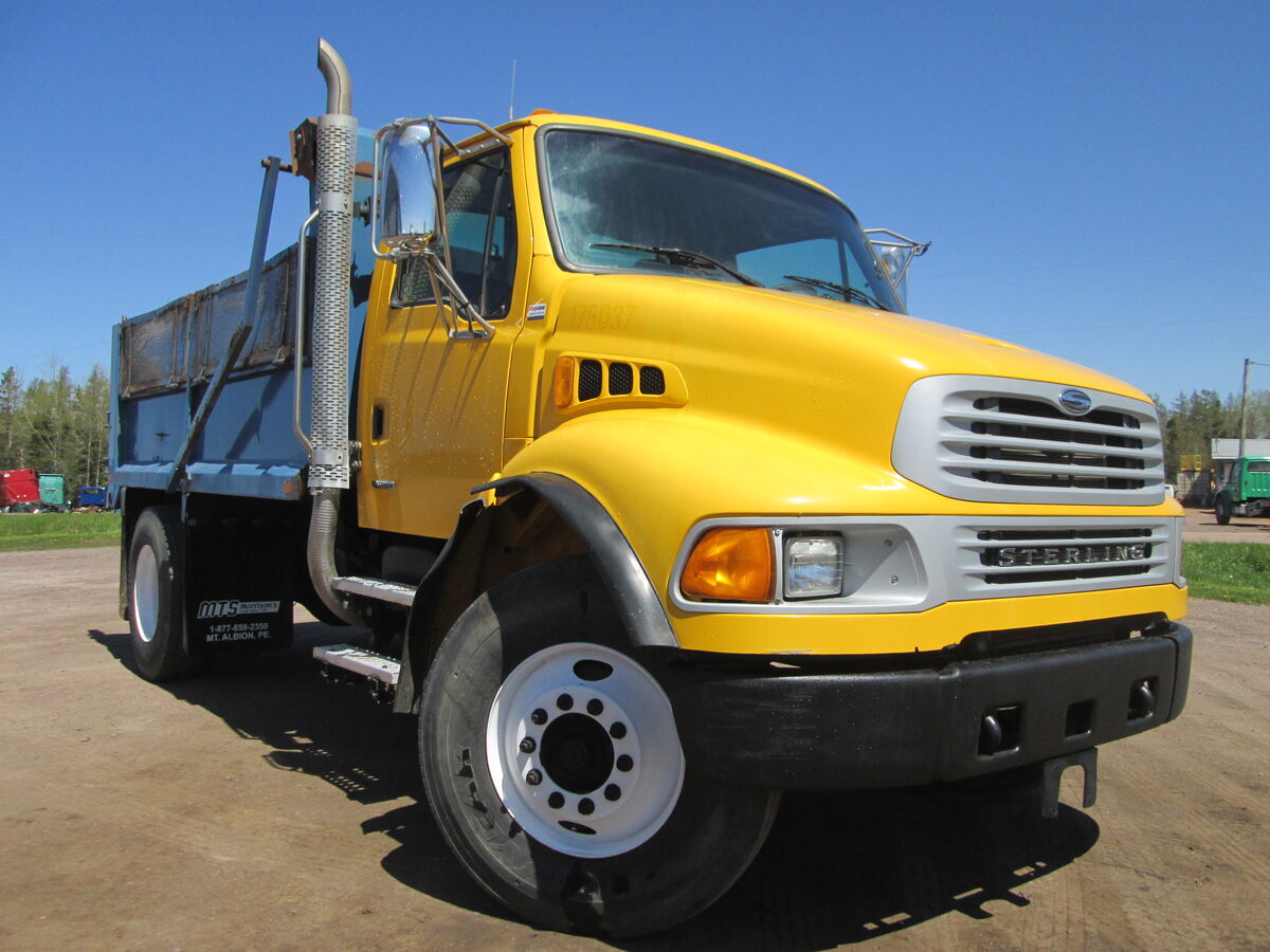 #2630  2007 Sterling Dump Truck, Mercedes MBE900  230HP Engine, Allison Automatic with Overdrive, Rockwell Differential 6.14 Ratio, Axle Rating Front 14600lbs Rear 26000lbs, Spring Suspension, Air Brakes, Tires Front 315X80X22.5 (New) Rear 12R22.5 (60% remaining), Bud Steel Wheels, Wheel Base 171