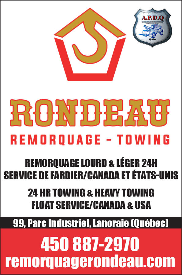 Remorquage Rondeau Inc